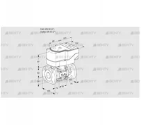 IFC350/50F05-32MMPP/20-30W3TR10 (88302908) Регулирующий клапан с сервоприводом Kromschroder