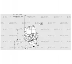 VCG2E40R/40R05NGEWL/PPPP/PPPP (88106361) Клапан с регулятором соотношения Kromschroder