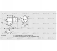 ZIO 200RMZ-150/135-(32)D (84199313) Газовая горелка Kromschroder