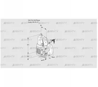 VAS3-/50F/NWSR (88019040) Газовый клапан Kromschroder