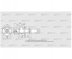 BIC 100HD-400/435-(115)F (84033155) Газовая горелка Kromschroder