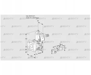 VAS350/-F/NW (88011038) Газовый клапан Kromschroder