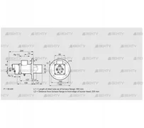 BIO 65RB-350/235-(37)EB (84099178) Газовая горелка Kromschroder