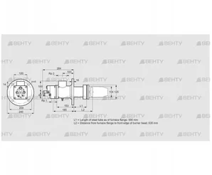 BIC 100HB-500/535-(37)E (84033060) Газовая горелка Kromschroder