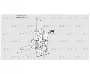 VCD1E20R/20R05ND-100WR/PPPP/PPPP (88103303) Регулятор давления Kromschroder