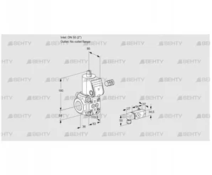 VAS350/-R/NK (88024231) Газовый клапан Kromschroder