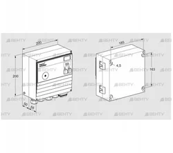 BCU460-3/1LR3GBB1/1 (88610232) Блок управления горением Kromschroder