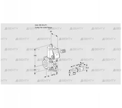 VAS350/-R/NW (88010339) Газовый клапан Kromschroder