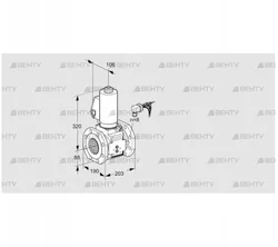 VAS780F05NWSLB/PP/PP (88207516) Газовый клапан Kromschroder