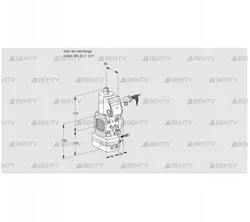 VAG2-/40R/NWAE (88006206) Газовый клапан с регулятором соотношения Kromschroder