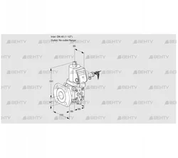 VAS240/-F/NWGR (88011541) Газовый клапан Kromschroder