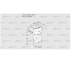 IBA50/40Z05/40A2AR10 (88301282) Дроссельная заслонка Kromschroder