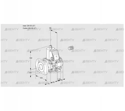 VAS3E50F/50R05NVWR/PP/PP (88106274) Газовый клапан Kromschroder