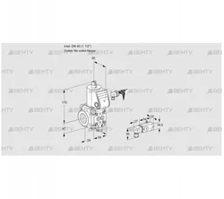 VAS240/-R/NW (88028857) Газовый клапан Kromschroder