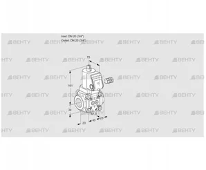 VAN120R/NP (88012186) Сбросной газовый клапан Kromschroder