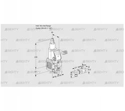 VAS2-/40R/LW (88033772) Газовый клапан Kromschroder