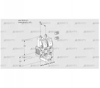 VCH2E50R/40R05FNHEWR3/PPPP/PPPP (88101626) Клапан с регулятором расхода Kromschroder