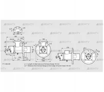 BIO 140KB-50/35-(66E)E (84099747) Газовая горелка Kromschroder