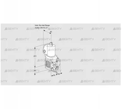 VAS3T-/50N/NQGL (88021083) Газовый клапан Kromschroder