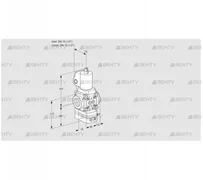 VAD1T15N/NQGL-25B (88034179) Газовый клапан с регулятором давления Kromschroder