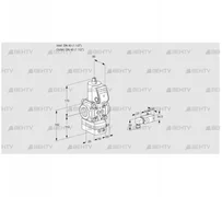 VAD240R/NQ-25A (88012341) Газовый клапан с регулятором давления Kromschroder