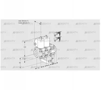 VCH1E25R/25R05NHEVWL6/PPPP/PPPP (88100520) Клапан с регулятором расхода Kromschroder