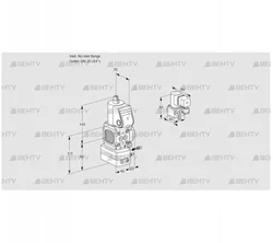 VAG1-/20R/NWAE (88030944) Газовый клапан с регулятором соотношения Kromschroder