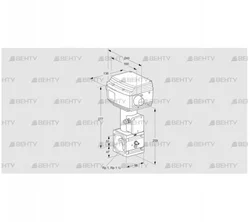 RVS 2/YML10W60S1-6 (86060012) Регулирующий клапан Kromschroder