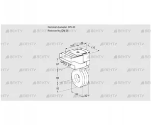 IBA40/25Z05/40A2AR10 (88303164) Дроссельная заслонка Kromschroder