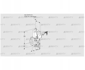 VAS350/-R/NW (88007958) Газовый клапан Kromschroder