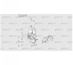 VAG2-/40R/NWAK (88031547) Газовый клапан с регулятором соотношения Kromschroder