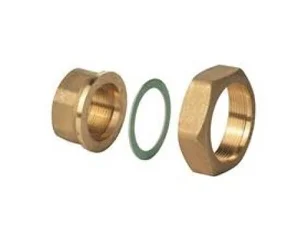ALG202B Фитинг латуннуй G11/4" / RP 3/4”, 100°C, комплект из 2 шт. SIEMENS