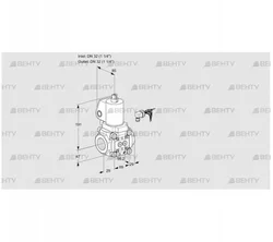 VAS232R/NKGL (88008302) Газовый клапан Kromschroder