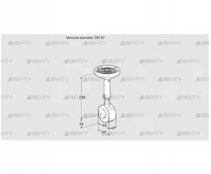 BVHS50W01A (88300182) Дроссельная заслонка Kromschroder