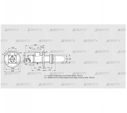 BIC 100HB-150/185-(37)ER (84033514) Газовая горелка Kromschroder