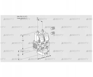 VCD1E15R/25R05FND-100WR3/PPPP/PPPP (88101493) Регулятор давления Kromschroder