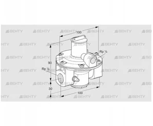 GDJ 15R04-4Z (03155061) Регулятор давления Kromschroder