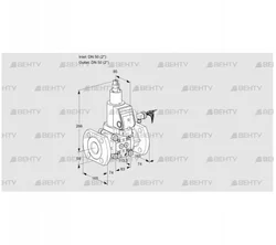 VAS350F/LWGR (88016446) Газовый клапан Kromschroder