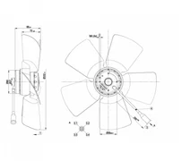 Осевой вентилятор ebmpapst A4E330AB1812