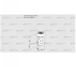 BVGF50/32Z05 (88300016) Дроссельная заслонка Kromschroder