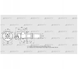 BIC 100RB-500/535-(109)E (84033269) Газовая горелка Kromschroder