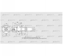 BIC 100HLR-0/35-(119)D (84199064) Газовая горелка Kromschroder