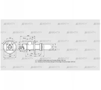 BIC 80HB-300/335-(16)F (84032040) Газовая горелка Kromschroder