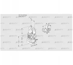 VAG1-/25R/NQAE (88012024) Газовый клапан с регулятором соотношения Kromschroder