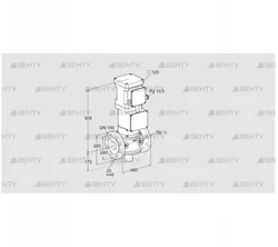 VK 150F10W6HA93 (85311305) Газовый клапан с приводом Kromschroder