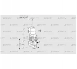 VAG1-/20R/NYGLAE (88027570) Газовый клапан с регулятором соотношения Kromschroder