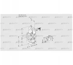 VAD115R/NW-100B (88032349) Газовый клапан с регулятором давления Kromschroder