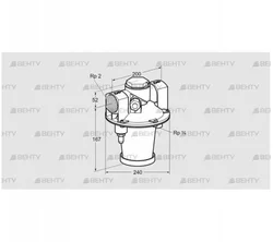 GIK 50R02-5LB (03155162) Регулятор соотношения газ/воздух Kromschroder