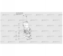 VAD1T-/25N/NKSL-50A (88031422) Газовый клапан с регулятором давления Kromschroder