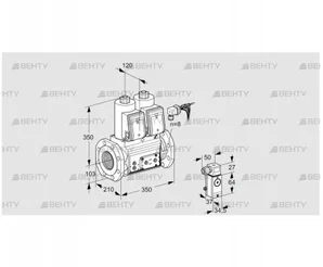 VCS8100F05NNWRE/3-PP/PPPP (88207594) Сдвоенный газовый клапан Kromschroder